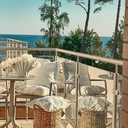 Szafirowe Z Widokiem Na Morze 5 Kryty Basen I Sauna Klifowa Apartament Rewal
