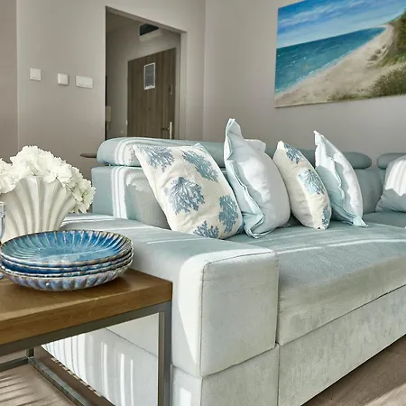 Apartament Szafirowe Z Widokiem Na Morze 5 Kryty Basen I Sauna Klifowa Rewal